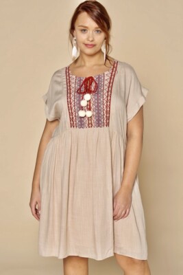 boho pom pom dress Pom Pom Cover-up in Mexico - Southern Curls & Pearls