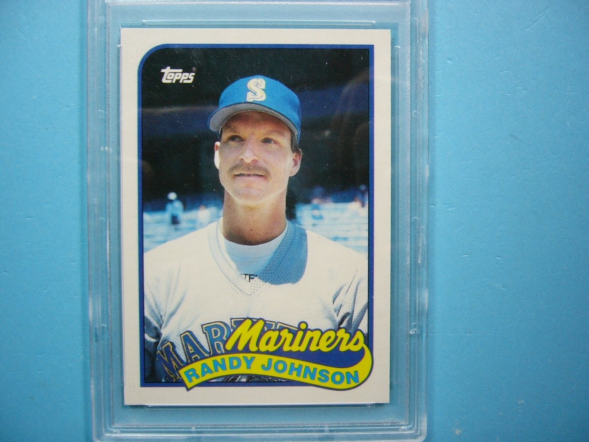 1989 TOPPS TRADED MLB BASEBALL CARD #57T RANDY JOHNSON ROOKIE PSA