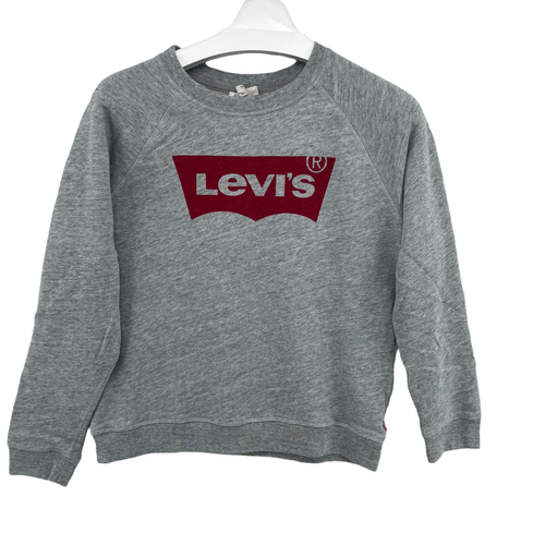 Levis Pullover Crewneck Sweatshirt Gray 