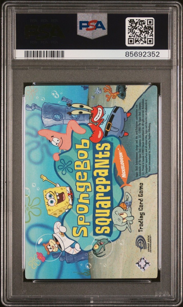 2003 UD Spongebob Squarepants Aquatic Amigos Plankton HOLO Super