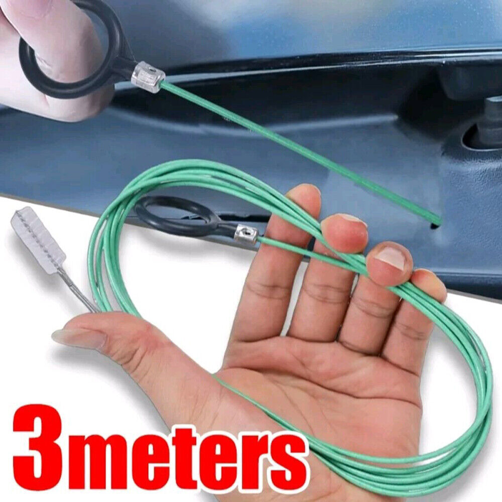 1x Car Accessories Flexible Drain Dredge Sunroof Cleaning Scrub Brush Tool Parts
