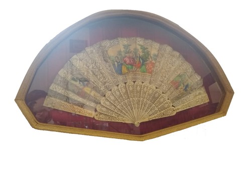 BELLISSIMO E RARO VENTILATORE PIEGHEVOLE DEL XIX SECOLO - Foto 2 di 6