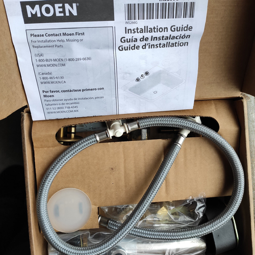 Moen T6920BL-9000 Rizon Widespread Bathroom Faucet with Valve, Matte Black - Picture 4 of 5