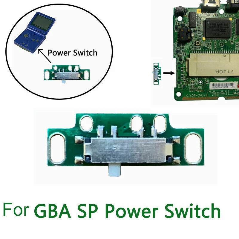 Power Switch Button Motherboard Parts for Gameboy Advance SP GBA SP Game Console - Image 2 of 4