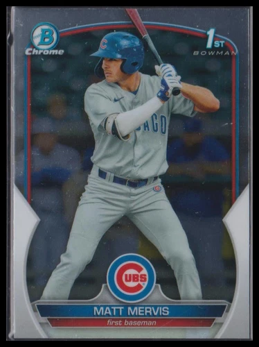2023 Bowman #BCP-74 Matt Mervis Chrome Prospects Chicago Cubs