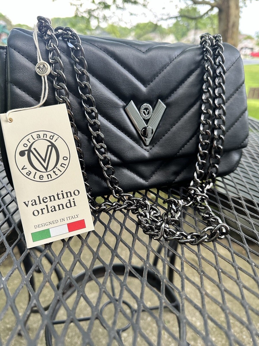 【良品】ヴァレンティノ valentino orlandi ショルダーバッグ 黒 Valentino Orlandi Crossbody Shoulder Bag. Black. | eBay