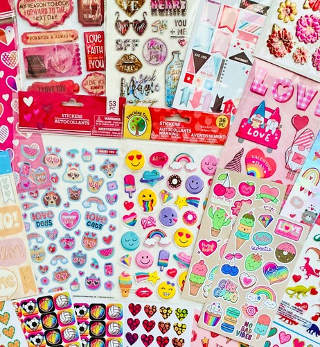 HUGE Lot 998+ Stickers Spring & Summer Themed Collection Flowers Vacation + - Picture 21 of 23