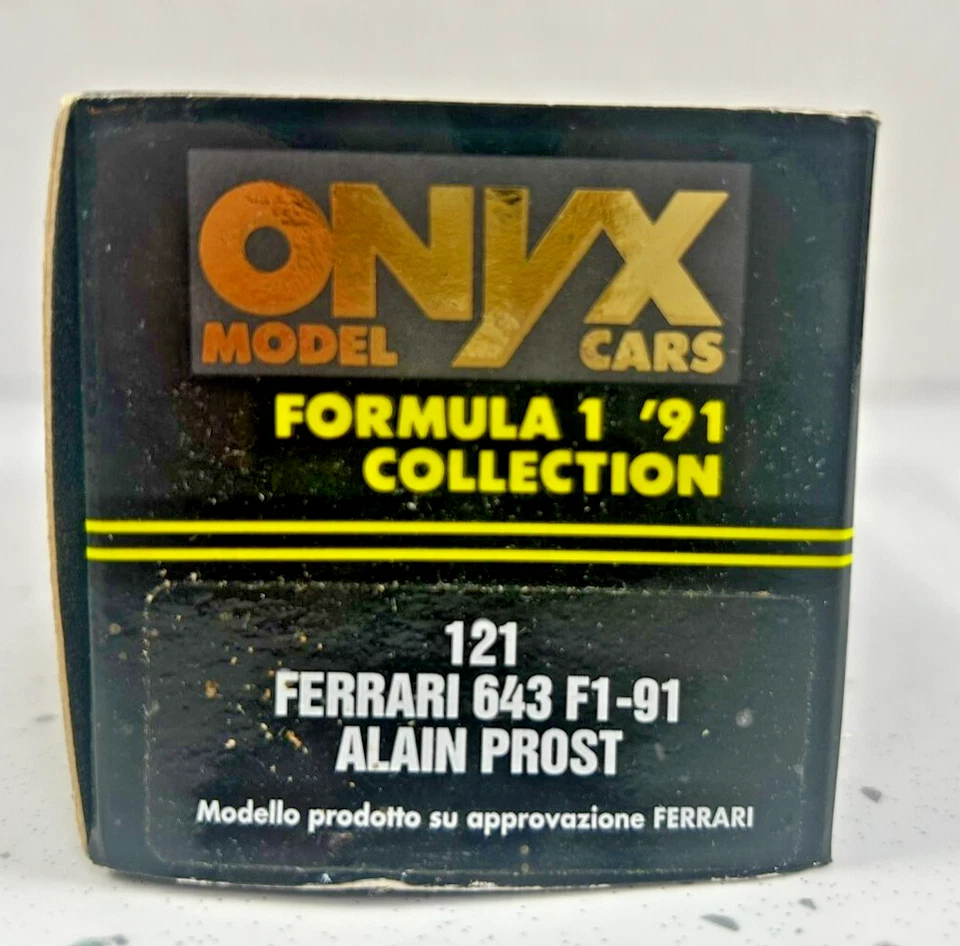 Onyx Diecast - Maßstab 1:43 F1 91' Collection Ferrari 643 F191 Alain Prost 121 - Bild 2 von 3
