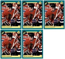 (5) 1991 Classic Draft Picks #46 Steve Konowalchuk Winterhawks Card Lot