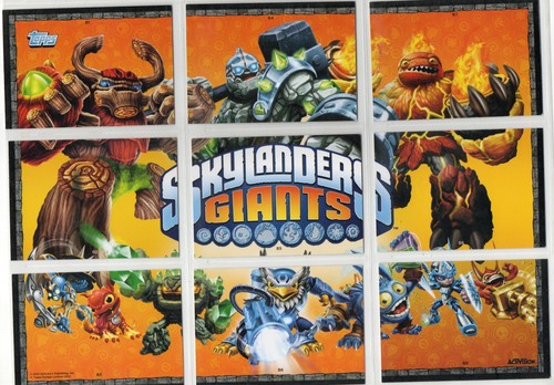 Juego de 9 cartas Skylanders Chase A1-A9 - Imagen 2 de 2