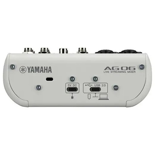 YAMAHA AG06MK2 W 6ch Live Streaming Mixer White AG 06 AG06 MK2 MKII AG06MK2W - Picture 2 of 3