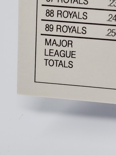 Bo Jackson Blue Border Baseball Card, Kansas City Royals, 1989 MLB - Picture 14 of 15