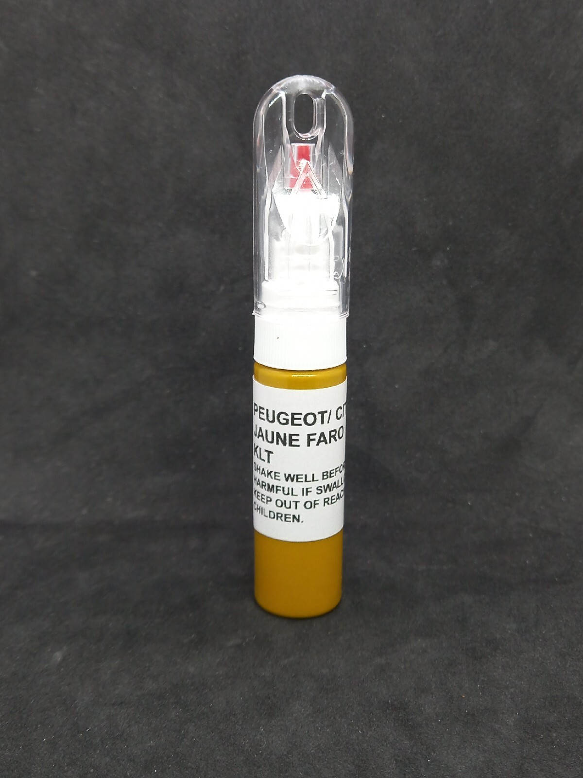 Kit De Retouche Peinture Jaune Peugeot - Pinceau Stylo, Aiguille, 20 Ml, Pour Petites Réparations