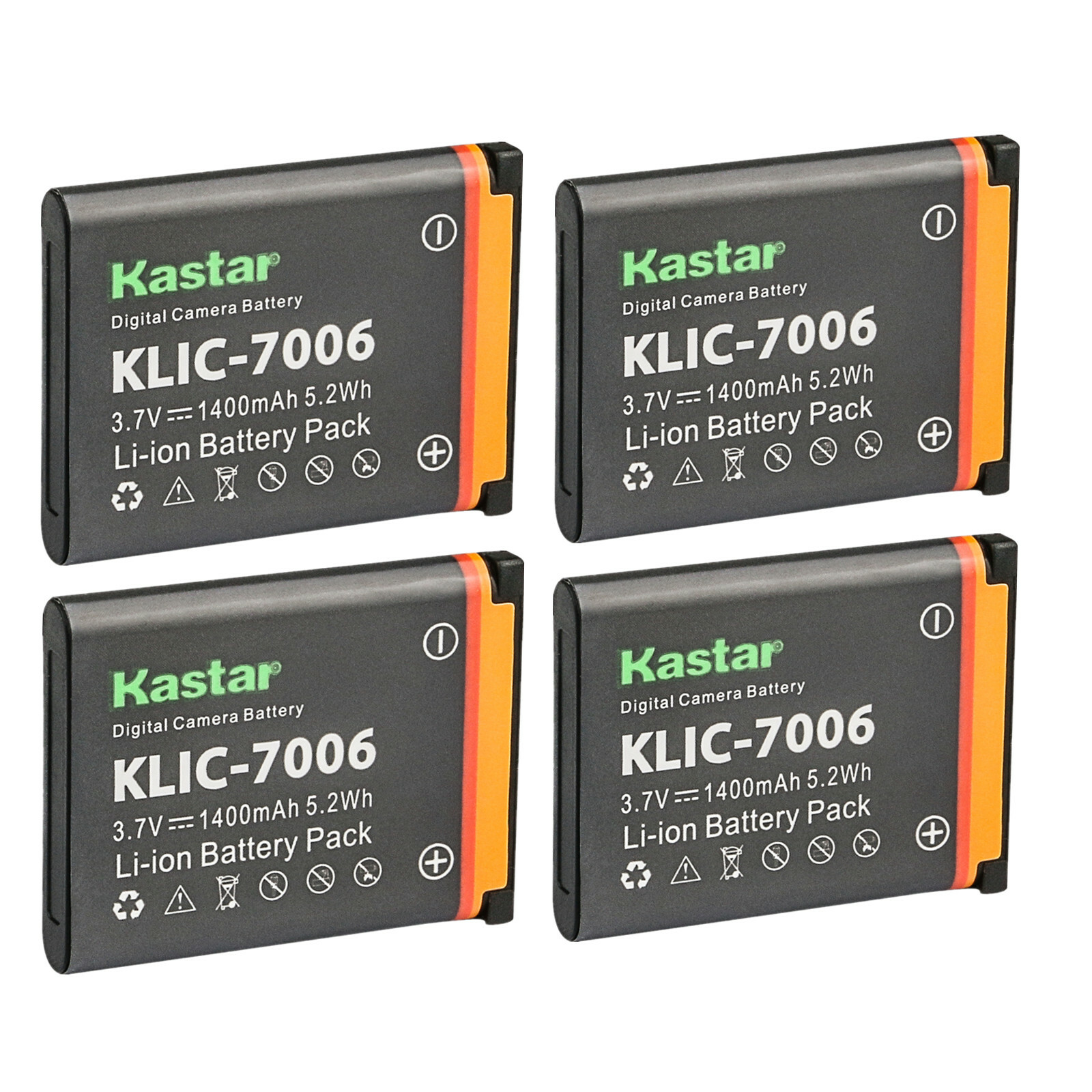 Kastar Replacement Battery for Kodak KLIC7006 LB-012 Kodak PixPro FZ53 ...