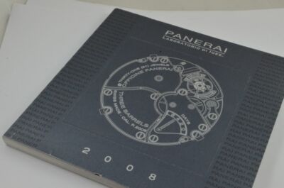 PANERAI KATALOG CATALOGUE 2008 OHNE PREISLISTE RAR WITHOUT PRICE LIST