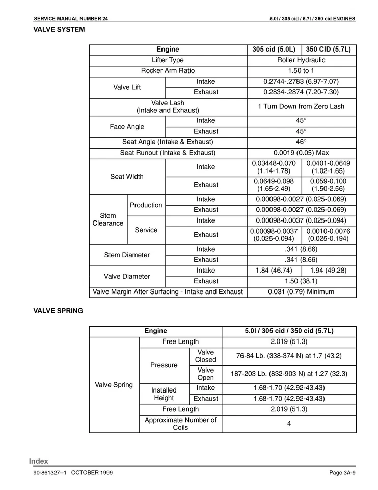 Manual de servicio Mercruiser Mercury #24 GM V8 305 5,0 L 350 CID 5,7 L CORREO PRIORITARIO Foto 3 de 4