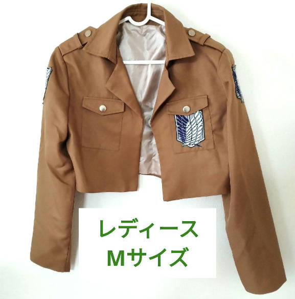 Attack on Titan Survey Corps Jacket Women's M Size Mikasa's