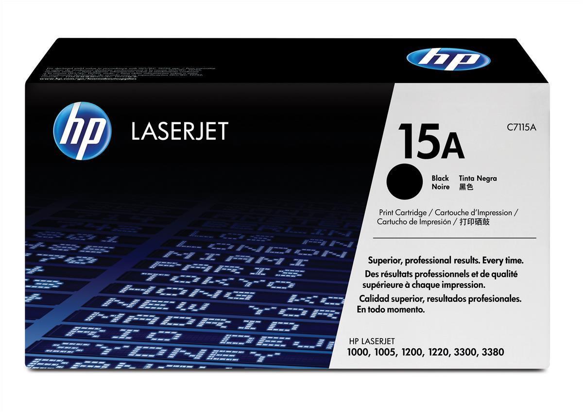 Genuine HP Toner Cartridge Black C7115A Laserjet 1000 Opened VAT Incl