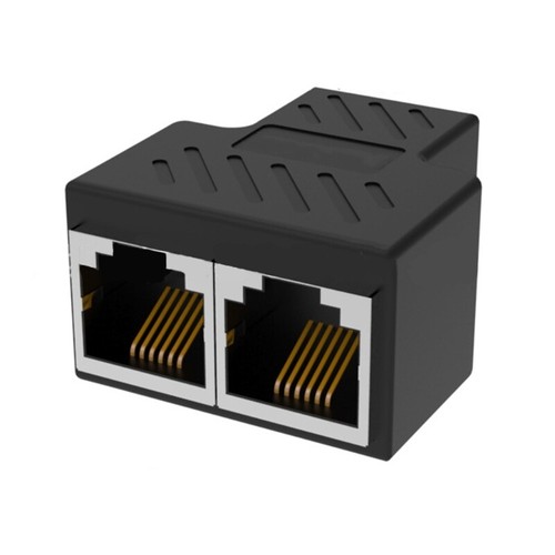 Phone Line Splitter RJ11 Female to Female Two Way Phone Line Splitter Converters - Afbeelding 5 van 9