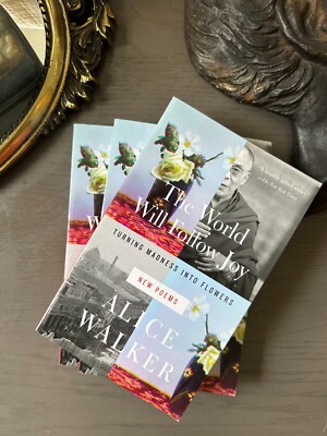SIGNED Paperback The World Will Follow Joy Book by Alice Walker - Poems