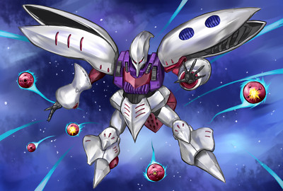 Anime Qubeley Mechs Super Robot Wars Mobile Suit  Gaming Mat Desk 31474