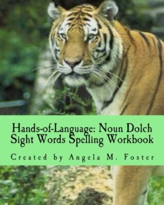 Hands-of-Language: Noun Dolch Sight Words Spelling Workbook 9781502442475 New-,