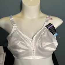 Bali Bra Classic Support Size 42D Cool Comfort Fabric NWT White 40 retail
