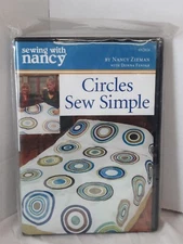 Sewing With Nancy: Circles Sew Simple (DVD) Zieman with Donna Fenske hobby NEW