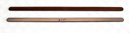 VOLVO 440 460 HANDSCHUHFACH LEISTE ECHTES HOLZ ZEBRANO NEU - Bild 2 von 4