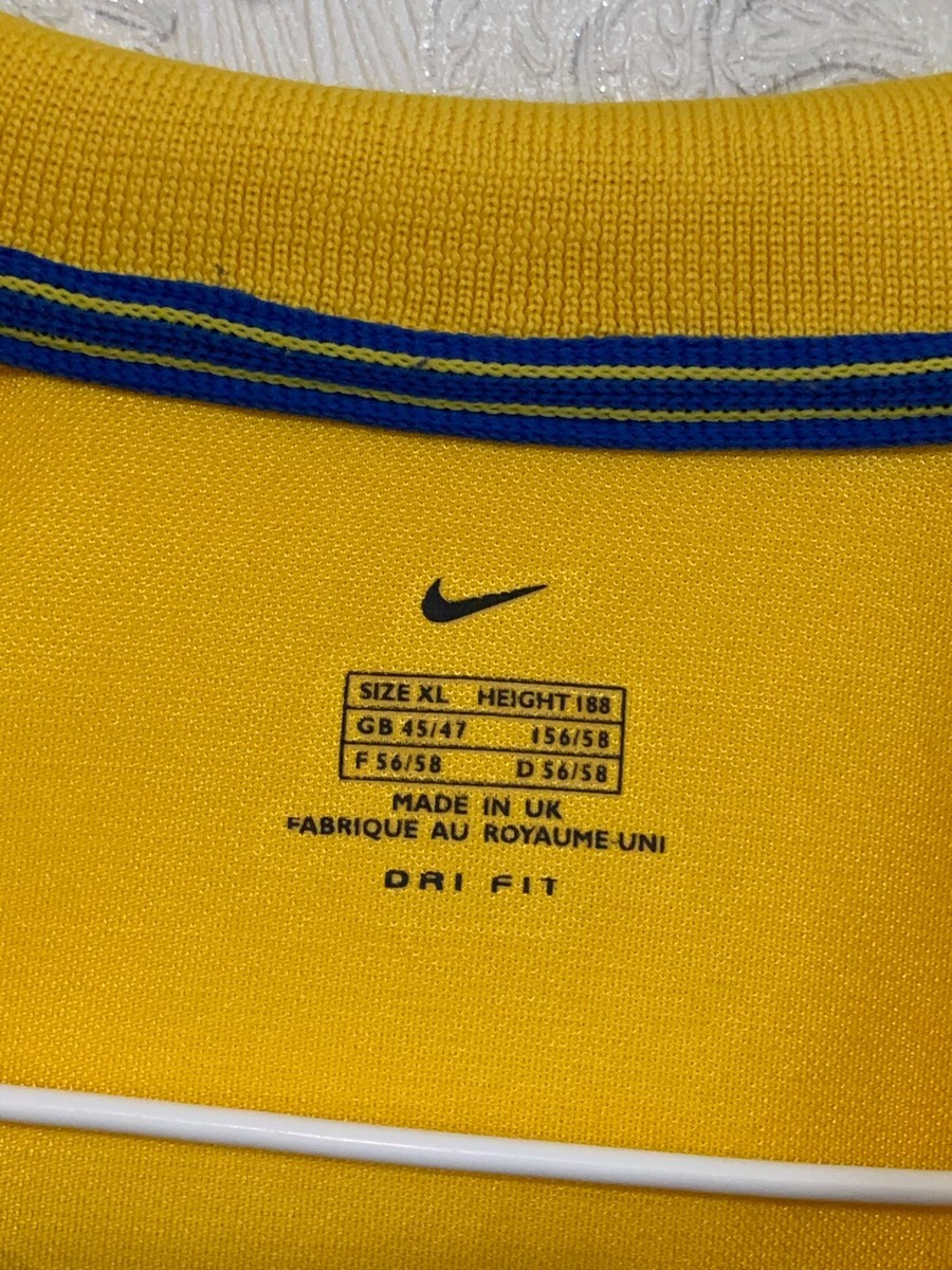 Rare LEEDS UNITED 2000 2002 STRONGBOW Vintage NIKE AWAY Rare LEEDS UNITED 2000 2002 STRONGBOW Vintage NIKE AWAY