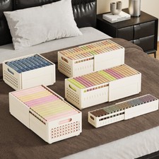 Expandable Underwear Storage Drawer Organiser Box Tidy Sock Bra Drawr Divider