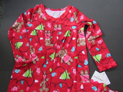 Nuevo con etiquetas Camisón de Navidad de Vellón para Niñas Talla 4 Rojo Muñeca Vestido Invierno Pijama Pijamas Nuevo - Imagen 2 de 2