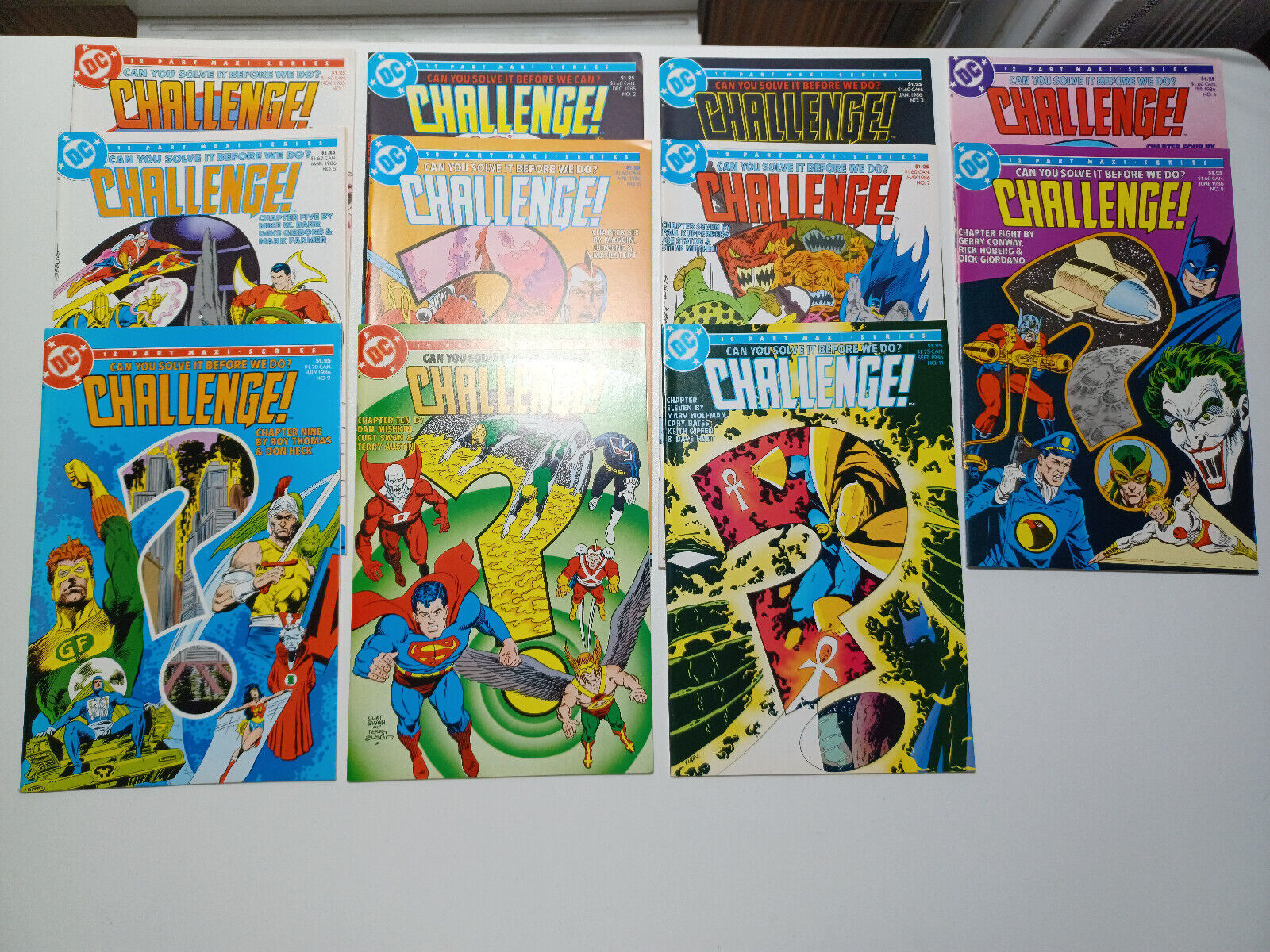DC Challenge! #1 - 11 Missing #12 Lot Of 11 DC Comics Book Issues $0 Shipping!
