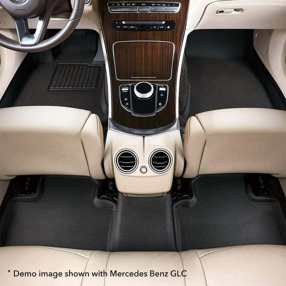 Tapetes forro de piso 3D MAXpider 2 linhas preto para TOYOTA TACOMA CABINE DUPLA 2012-2015 - Imagem 4 de 4