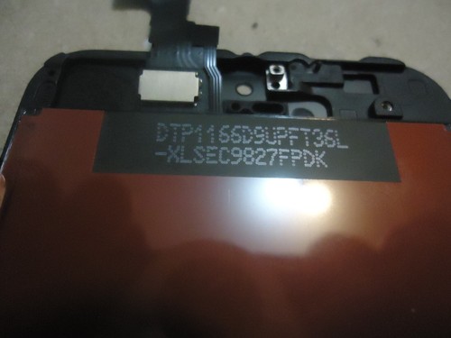 iPhone 5S Black Front Glass Touch Screen Digitizer LCD Assembly Replacement