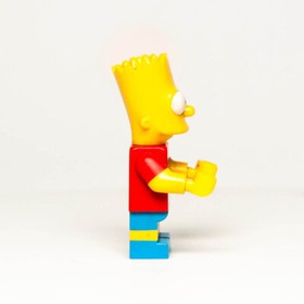 LEGO The Simpsons Minifigure- Bart w/ Skateboard & Slingshot (sim026) 71016 Kwik
