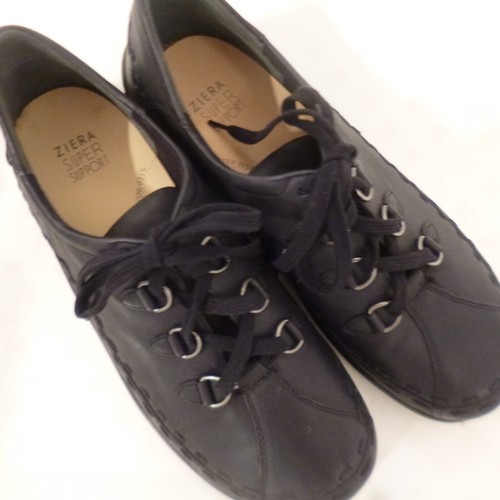 ZIERA Leather Lace up Shoes Size 42W eBay