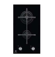 Electrolux EGC3322NVK Gas Kochfeld 2 Brenner Einbau 30Cm Schwarz