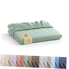 100 Cotton Percale Weave Fitted Sheet Size, 1 Deep Pocket King Pastel Turk