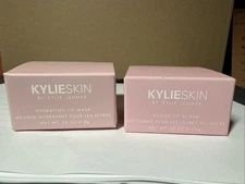 KYLIE SKIN SUGAR LIP SCRUB (.35 OZ) & HYDRATING LIP MASK (.28 OZ) NIB