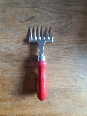 Vintage Eispickel Häcksler, sechs Zinken zum Eisbrechen, New Old Stock