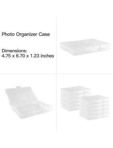 Foto Aufbewahrungsboxen, Foto Organizer Bastel Aufbewahrung mit 16 herausnehmbaren Boxen - Bild 5 von 5