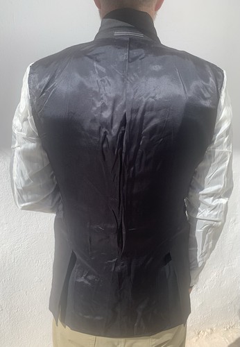 CORNELIANI CC Blazer Jacket Size 36R UK Pure wool BLACK RRP £450 - Picture 14 of 14