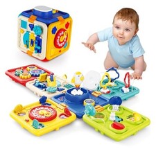 Busy Board for 1 Year Old Girl  Boy Gifts, Montessori Toys for 1 2 3 4 Year