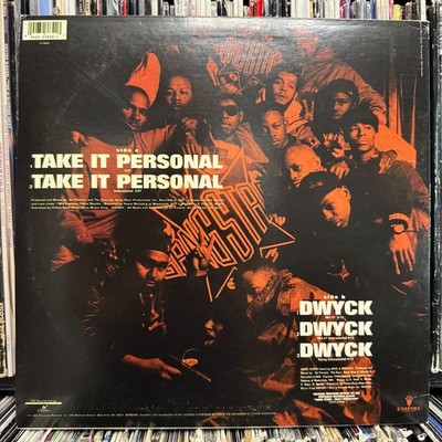 Gang Starr Take It Personal 7インチ GANG STARR - TAKE IT PERSONAL / DWYCK (12