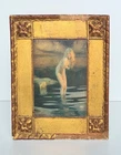 Paul Chabas 1969-1937 Small Painting Reproduction Old Screen Print Gallery