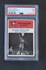 1961 Fleer - #46 Elgin Baylor - PSA 5