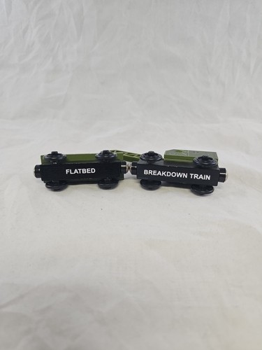 Thomas and Friends Wooden Railway Train Arthur Engine Dumper breakdown train lot - Picture 8 of 10