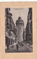Jersey Coffee Dayton Spice Mills TOWER OF GALATA CONSTANTINOPLE Vict Card c1880s