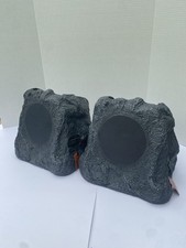 Victrola Outdoor Rock Speaker Pair - Wireless Bluetooth